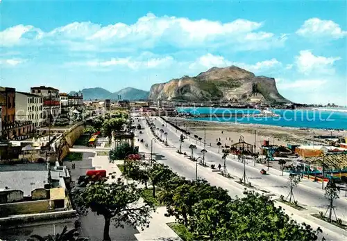 AK / Ansichtskarte Palermo_Sicilia Foro Italico e Monte Pellegrino Palermo_Sicilia