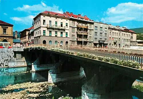 AK / Ansichtskarte Sarajevo Princip Br?cke Sarajevo