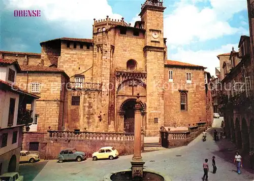 AK / Ansichtskarte Ourense Catedral Ourense