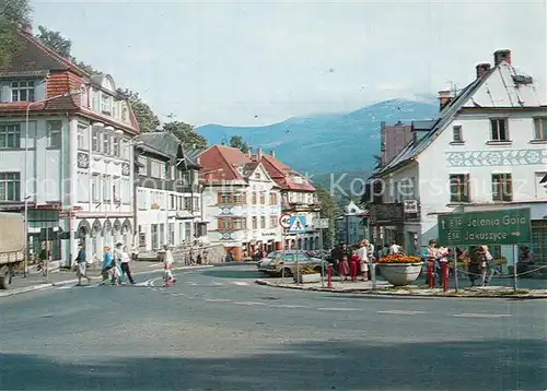 AK / Ansichtskarte Szklarska_Poreba Strassenpartie Szklarska_Poreba