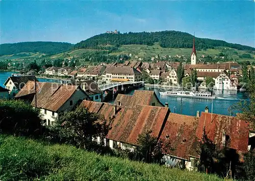 AK / Ansichtskarte Stein_Rhein mit Schloss Hohenklingen Stein Rhein