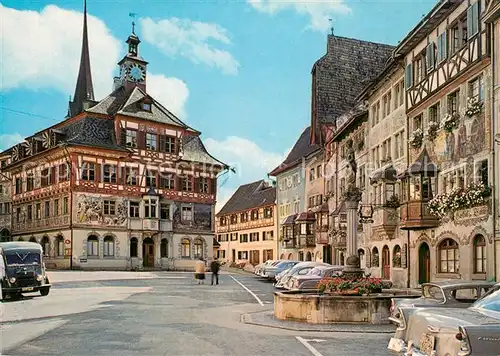 AK / Ansichtskarte Stein_Rhein Rathaus Stein Rhein