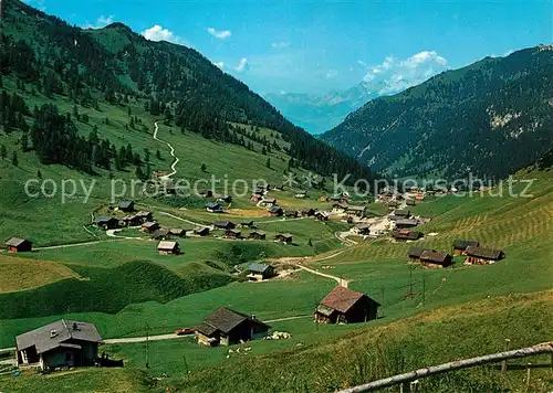 AK / Ansichtskarte Malbun mit Hahnenspiel und Bergli Malbun