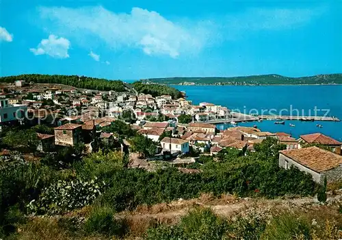AK / Ansichtskarte Pylos_Pilos_Greece mit Insel Sphaktiria 