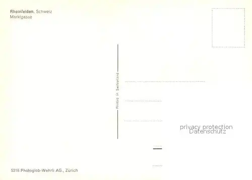 AK / Ansichtskarte Rheinfelden_AG Marktgasse Rheinfelden AG