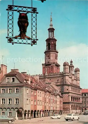 AK / Ansichtskarte Poznan_Posen Rathaus  Poznan Posen