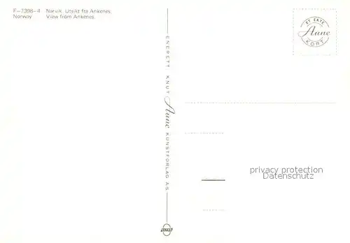 AK / Ansichtskarte Narvik Utsikt fra Ankenes Narvik