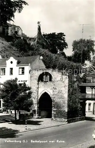Valkenburg_aan_de_Geul Berkelpoort met Ruine Valkenburg_aan_de_Geul