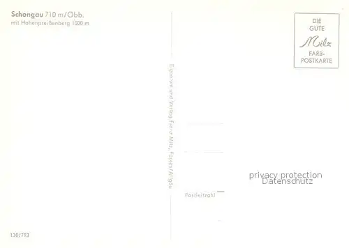 Schongau_Bayern mit Hohenpreissenberg 