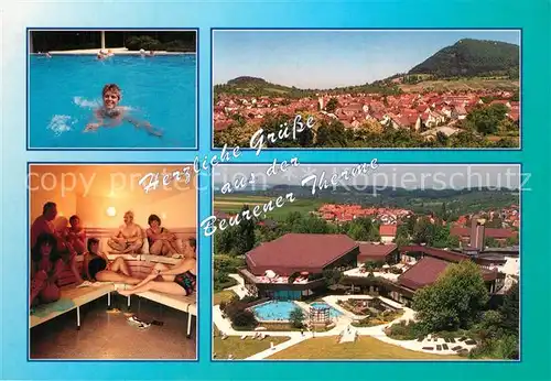 Beuren_Nuertingen Panorama Therme Dampfbaeder Sauna Thermalwasserbecken Beuren Nuertingen