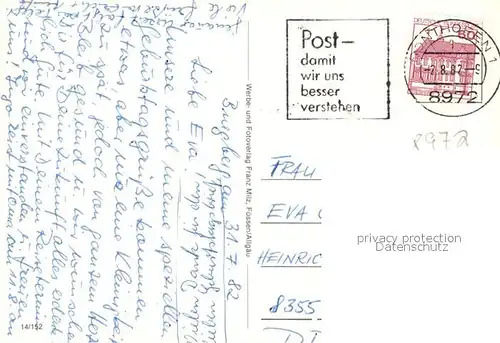 Blaichach_Allgaeu Burgberg Panorama Sportbad Sprungturm Blaichach_Allgaeu