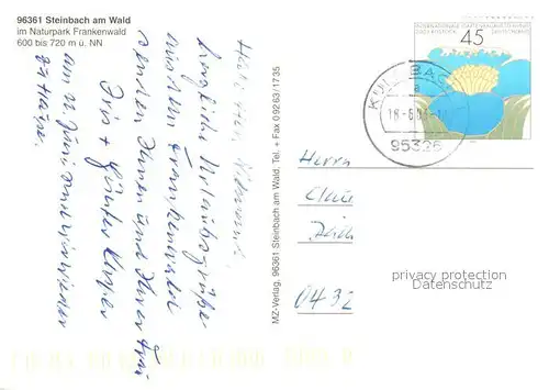 Steinbach_Kronach An der Wasserscheide Freizeitzentrum OT Bahnhof Gedenkstein oelschnitzsee Steinbach Kronach