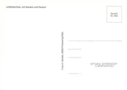 Ainring mit Staufen und Zwiesel Ainring