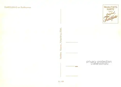 Ruhpolding Am Dorfbrunnen Ruhpolding