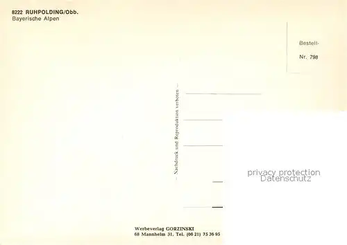 Ruhpolding Dorfplatz mit Maibaum Ruhpolding