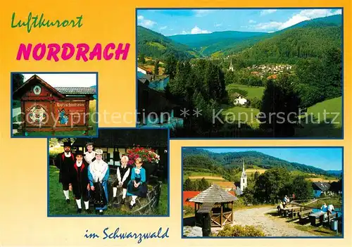 Nordrach Keramik Holzschnitzerei Tafel Panorama Folkloregruppe Pavillon Nordrach