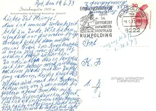 Ruhpolding Steinbergalm mit Sessellift Ruhpolding