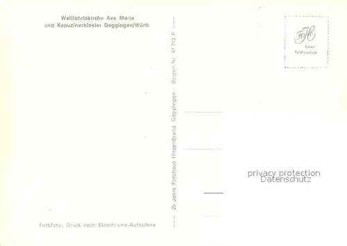 Deggingen Wallfahrtskirche Ave Maria Deggingen