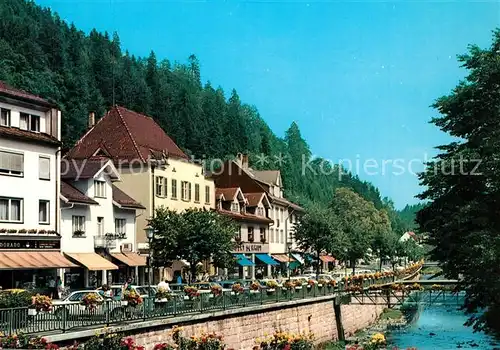 St_Blasien Hauptstrasse mit Albuferpromenade St_Blasien