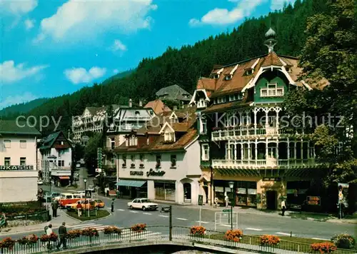 St_Blasien Hauptstrasse mit Haus Weissenberger St_Blasien