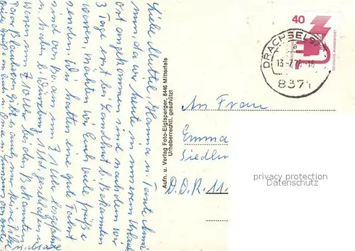 Unterried_Viechtach mit Oberried Panorama Kirche Unterried Viechtach