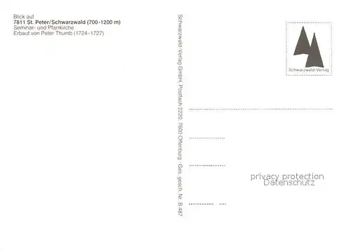 St_Peter_Schwarzwald Seminar und Pfarrkirche  St_Peter_Schwarzwald