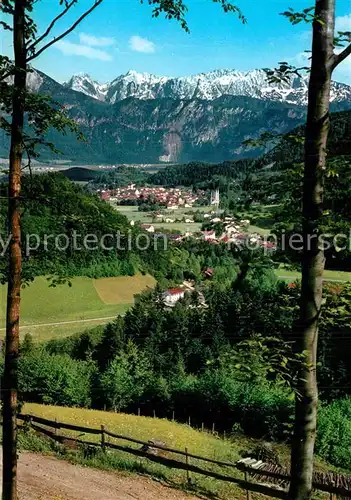 AK / Ansichtskarte Oberaudorf mit Kaisergebirge Oberaudorf