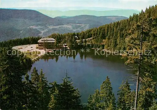 AK / Ansichtskarte Mummelsee Seepartie mit Hotel Mummelsee