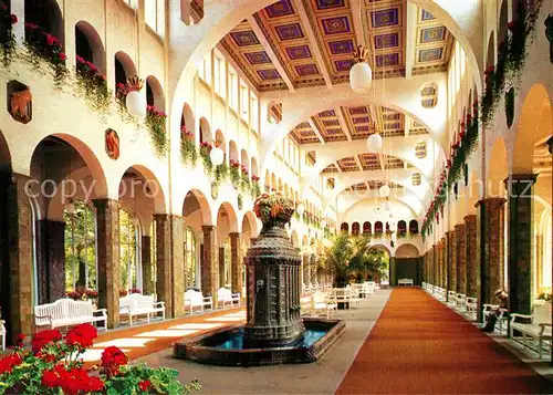 AK / Ansichtskarte Bad_Kissingen Weltbad an der Saale Wandelhalle Bad_Kissingen