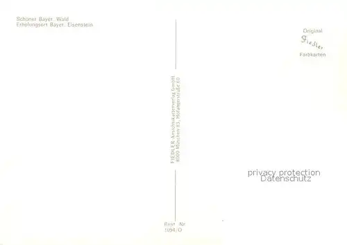 AK / Ansichtskarte Bayerisch_Eisenstein Panorama Bayerisch_Eisenstein