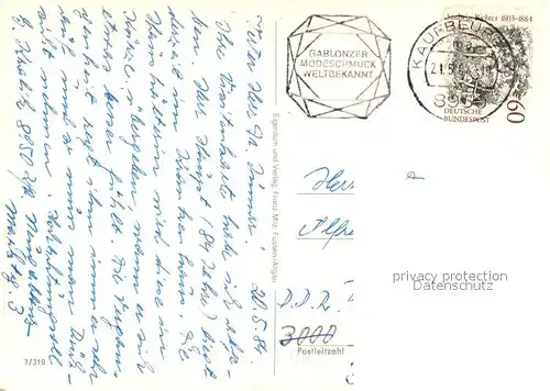 AK / Ansichtskarte Neugablonz Monument Panorama Schwimmbad Neugablonz