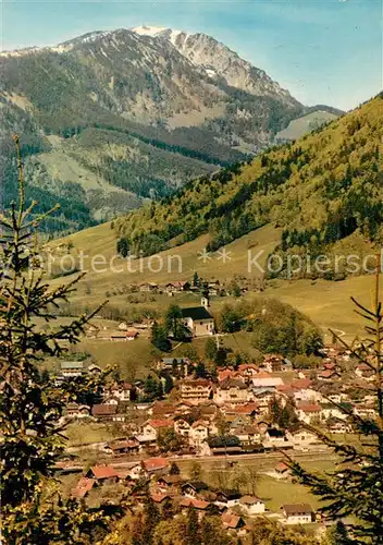 AK / Ansichtskarte Ruhpolding Panorama mit Hochfelln Ruhpolding