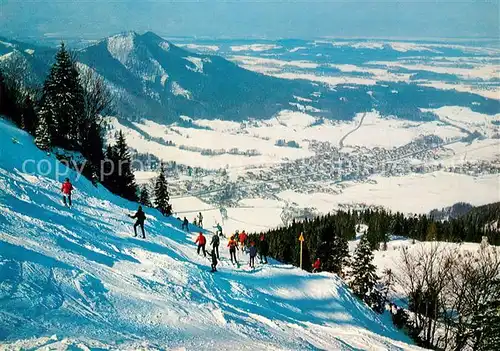 AK / Ansichtskarte Aschau_Chiemgau Skigebiet Kampenwand Aschau Chiemgau