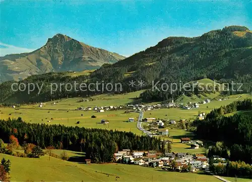 AK / Ansichtskarte Ellmau_Tirol mit Kitzbueheler Horn Ellmau Tirol