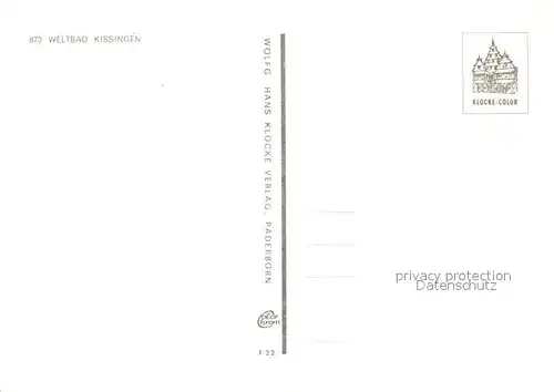 AK / Ansichtskarte Bad_Kissingen Kurhaus Kurhotel Schloss Kirche Kurgarten Rosengarten Freibad Bad_Kissingen