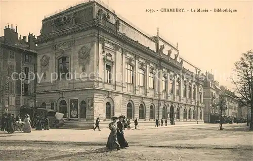 AK / Ansichtskarte Chambery_Savoie Le Musee Bibliotheque Chambery Savoie