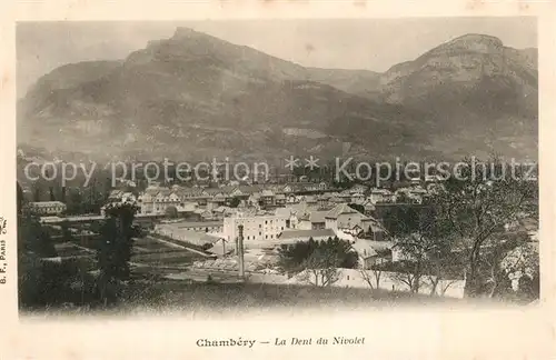 AK / Ansichtskarte Chambery_Savoie La Dent du Nivolet Chambery Savoie