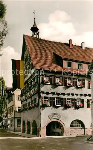 AK / Ansichtskarte Muensingen Rathaus Muensingen