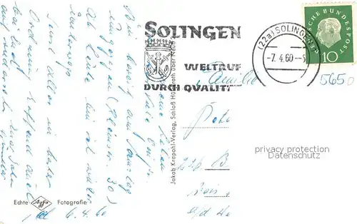 AK / Ansichtskarte Ohligs Marktplatz Stadtansichten Ohligs