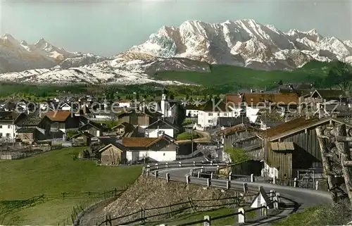 AK / Ansichtskarte Wallgau Deutsche Alpenstrasse Arnspitzen Wettersteingebirge Wallgau