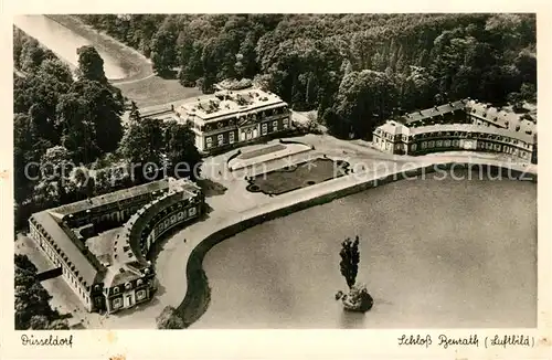 AK / Ansichtskarte Duesseldorf Schloss Benrath Fliegeraufnahme Duesseldorf