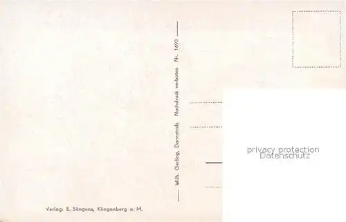 AK / Ansichtskarte Klingenberg_Main Panorama Gedicht Klingenberg Main