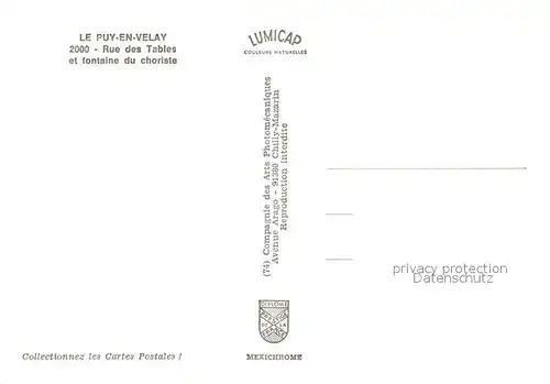 AK / Ansichtskarte Le_Puy en Velay Rue des Tables Le_Puy en Velay