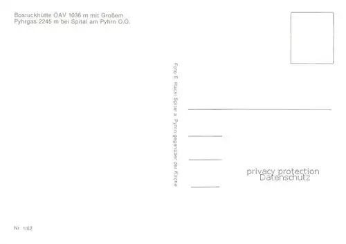 AK / Ansichtskarte Spital_Pyhrn Bosruckh?tte Grosser Pyhrgas Spital Pyhrn