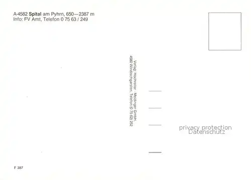 AK / Ansichtskarte Spital_Pyhrn  Spital Pyhrn