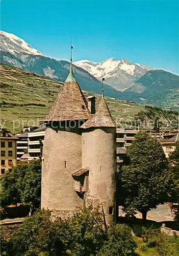 AK / Ansichtskarte Sion_VS tour des Sorciers Sion_VS