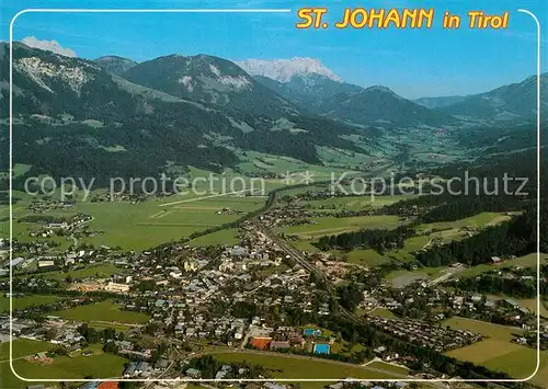AK / Ansichtskarte St_Johann_Tirol Fliegeraufnahme St_Johann_Tirol