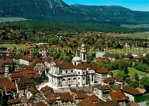 AK / Ansichtskarte Solothurn Fliegeraufnahme St. Ursen Kathedrale Solothurn