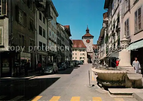 AK / Ansichtskarte Solothurn Gurzelngasse Solothurn