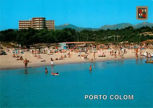 AK / Ansichtskarte Porto_Colom Strand Porto Colom